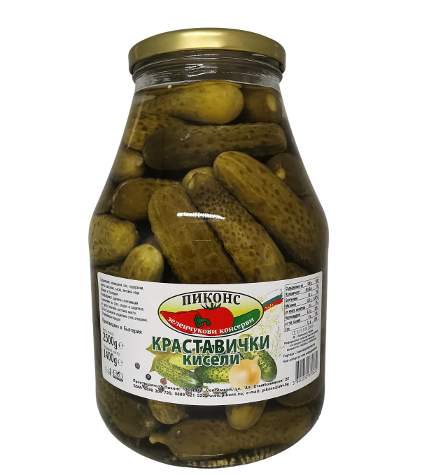 Кисели краставички от Пиконс ООД