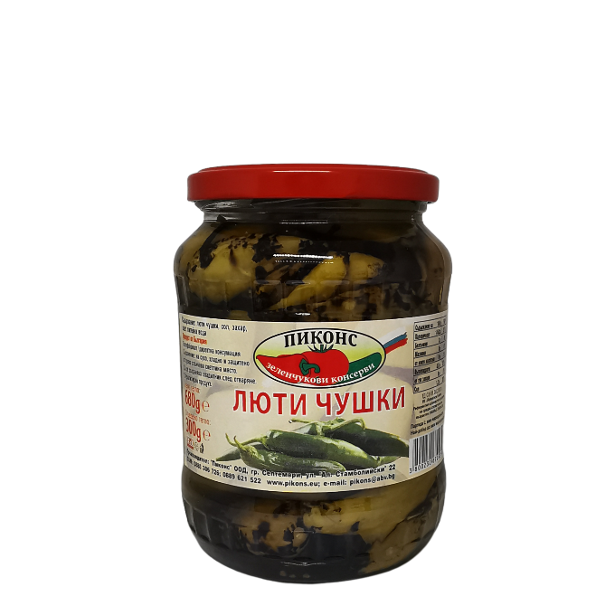 Люти чушки 680g